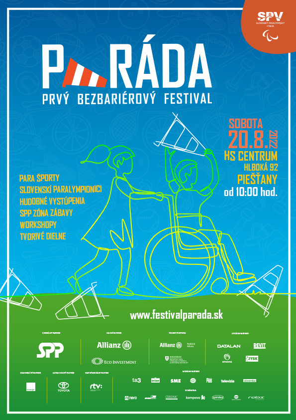 leták festival Paráda 2022