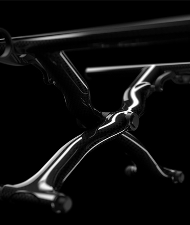 wheelchair-veloce-folding-gallery-04_1 kříž rámu ultralehkého karbonového vozíku