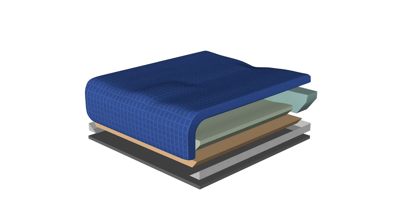 Antidekubitní sedačka Geo-Matrix Hybrid LowProfile
